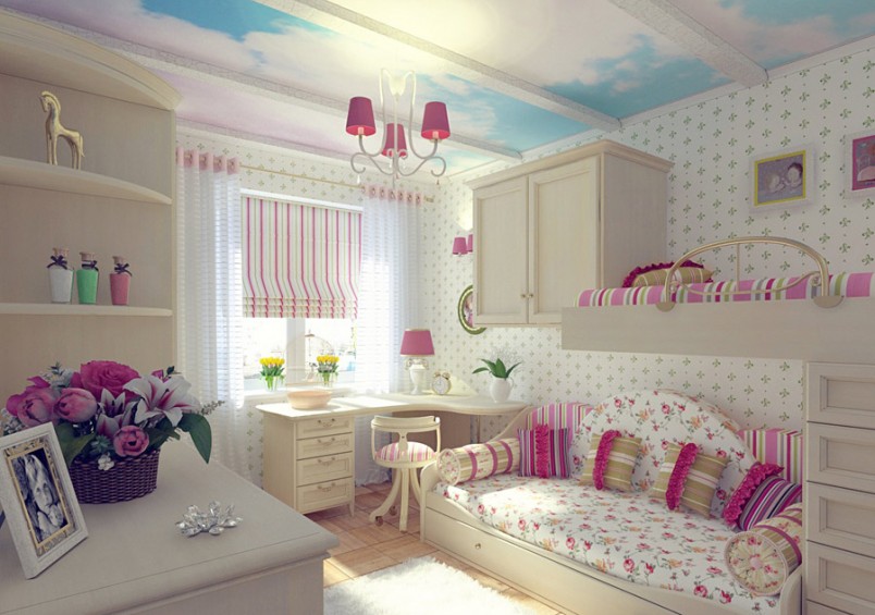 дизайн детской комнаты для девочки
