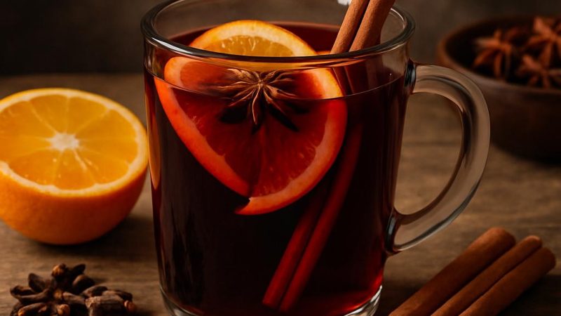 Бодрящий и согревающий глинтвейн: рецепт напитка