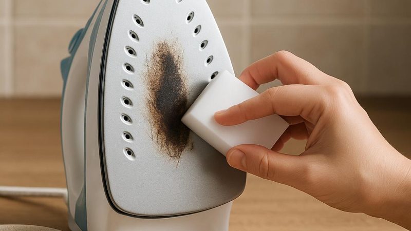 Чем и как очистить нагар на подошве утюга