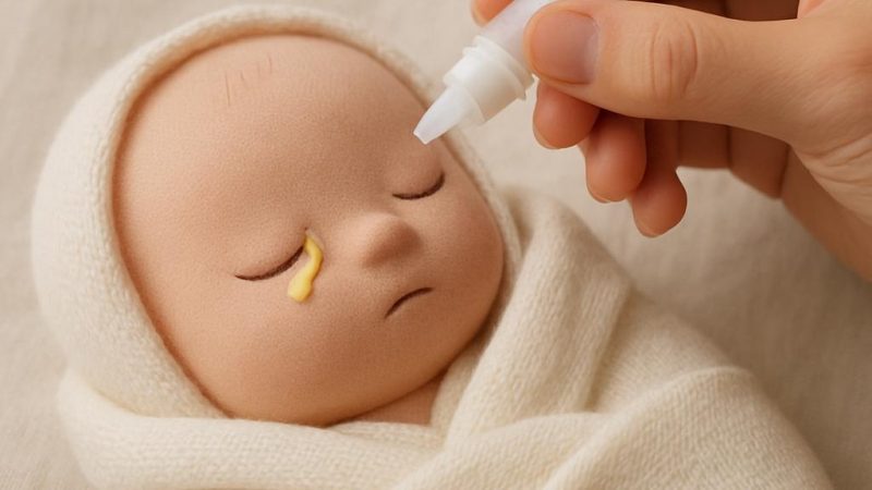 Что делать если у новорожденного ребенка гноится глазик?