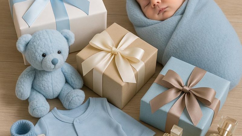 Что можно подарить новорожденному мальчику и его маме?