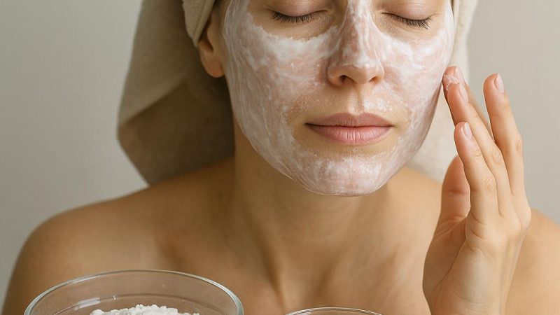 Делаем маску из крахмала от морщин вместо ботокса