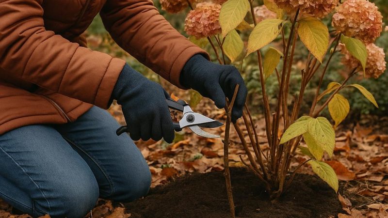 Если у вас есть гортензия: каков уход осенью (подготовка к зиме)