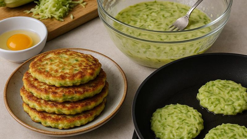 Готовим оладьи и блинчики из кабачков