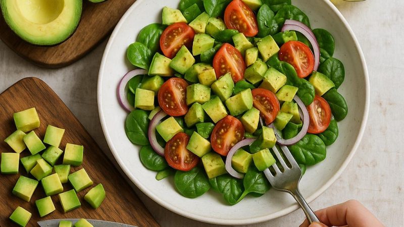 Готовим салат с авокадо