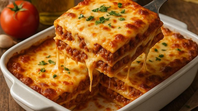 Готовим сочную и нежную итальянскую лазанью