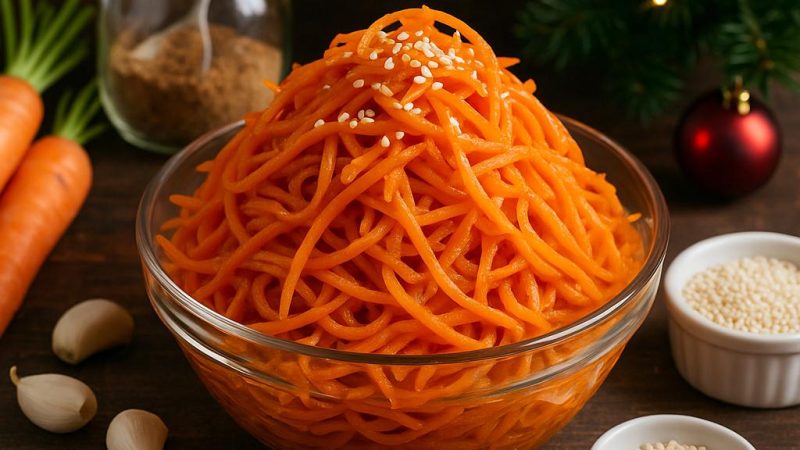 Готовим традиционную морковь по корейски на праздники и каждый день