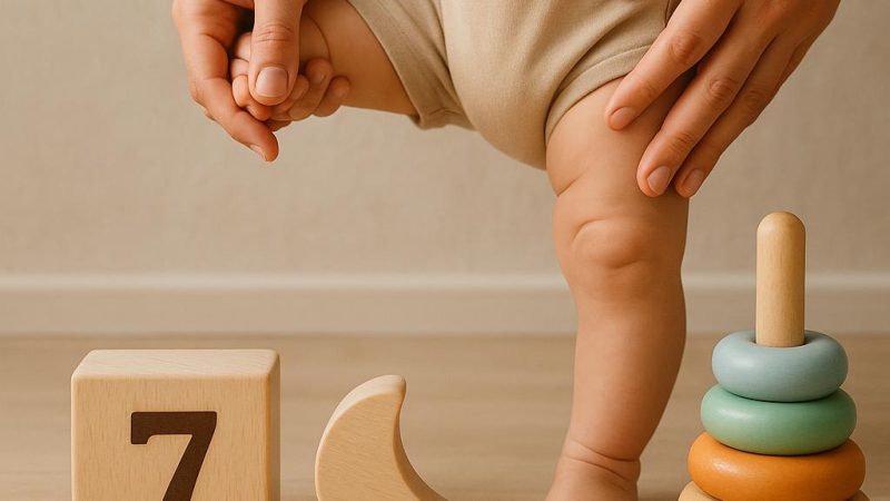 Информация для молодых родителей: что должен уметь ребёнок в 7 месяцев