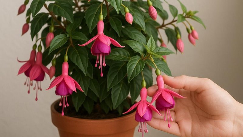 Изящная скромница фуксия: выращивание и уход в домашних условиях