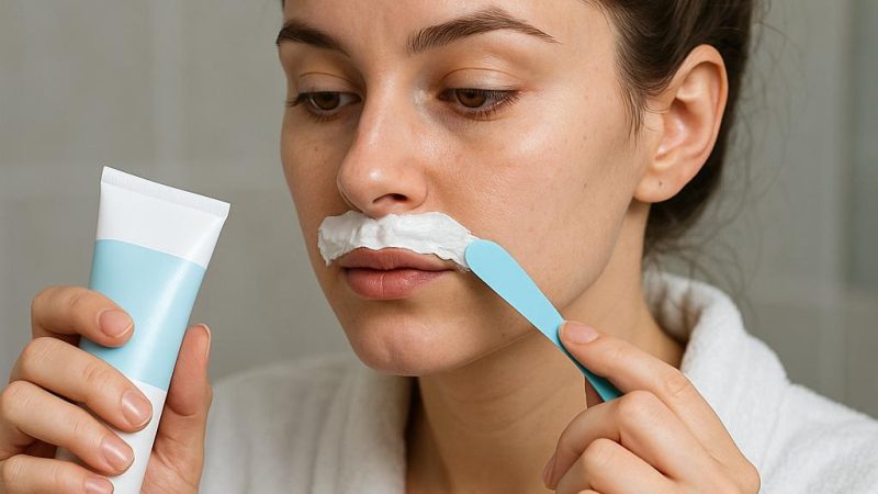 Как использовать крем для депиляции для лица?