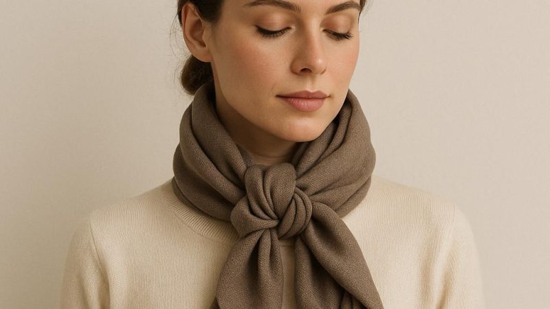 Как можно красиво завязать шарф?