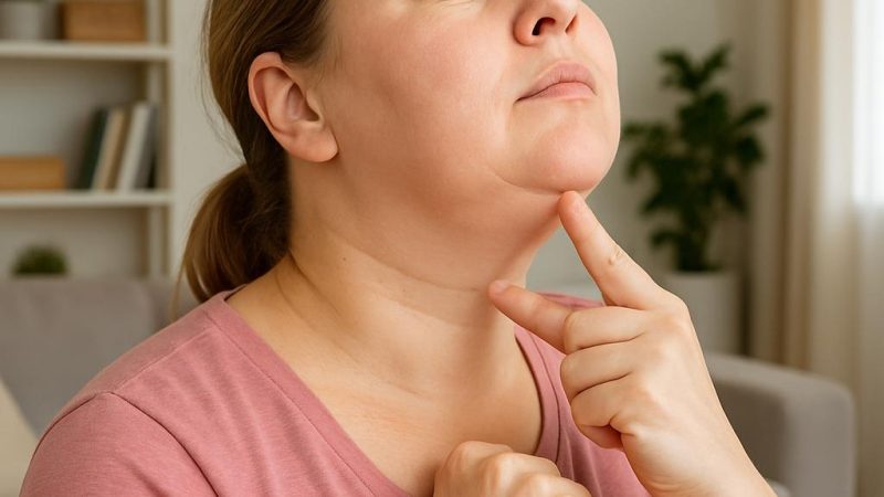 Как можно убрать второй подбородок в домашних условиях?