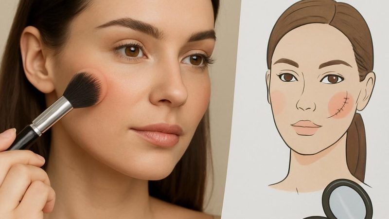 Как научиться правильно наносить румяна?