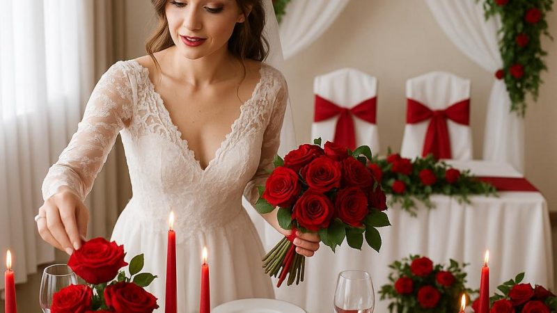 Как оформить красную свадьбу самостоятельно