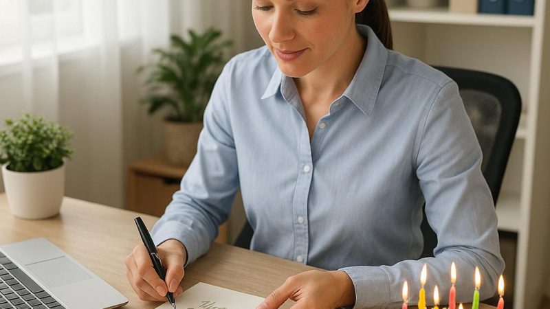 Как подготовить поздравление руководителя с днем рождения