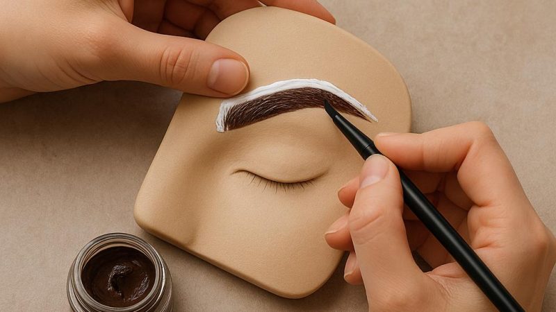 Как правильно самостоятельно красить брови
