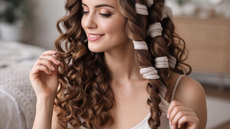 Как самостоятельно можно сделать кудри без плойки и бигуди