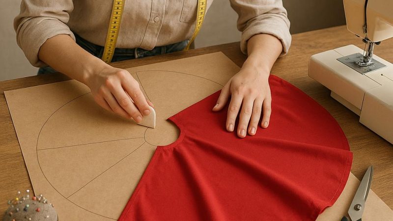 Как самостоятельно раскроить и сшить юбку солнце?