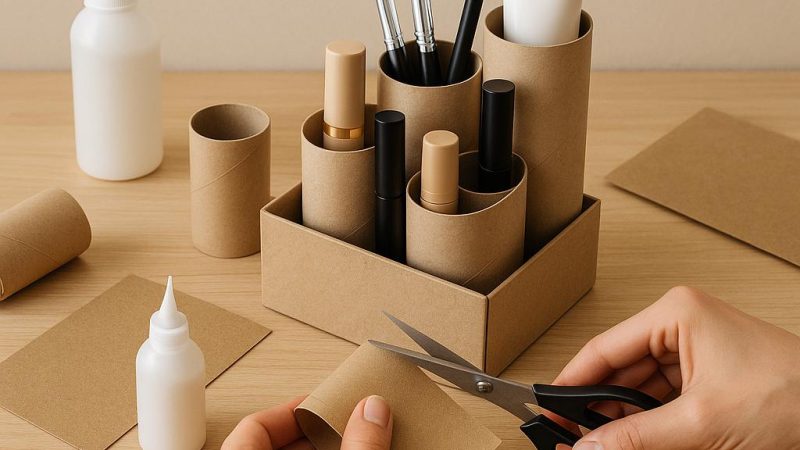 Как сделать органайзер для косметики своими руками