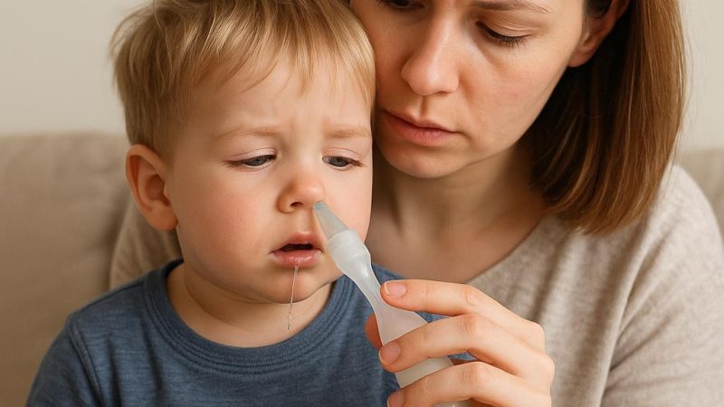 Как вылечить сопли у ребенка
