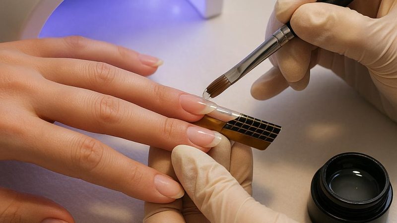 Как выполняется наращивание ногтей гелем?