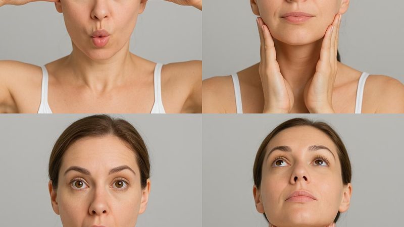 Какие бывают упражнения для подтяжки лица?