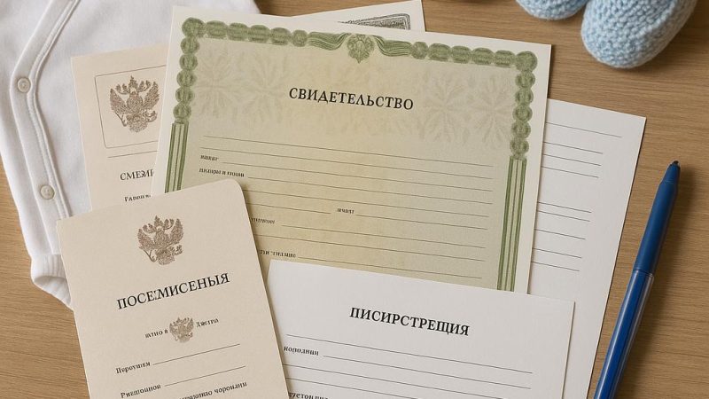 Какие документы нужны для новорожденного ребенка для прописки?