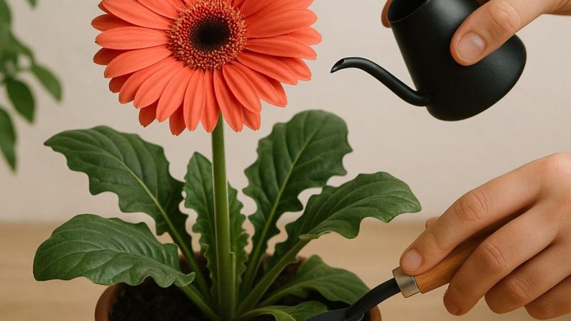 Какого ухода требует комнатная гербера?