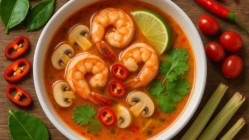 Классический рецепт супа Том Ям
