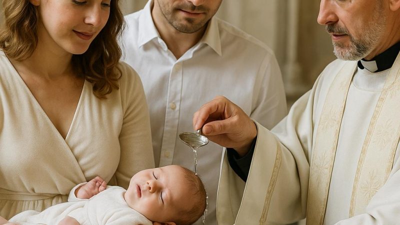 Когда нужно крестить новорожденного
