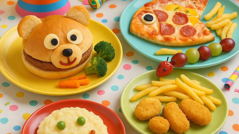 Креативное детское меню на день рождения