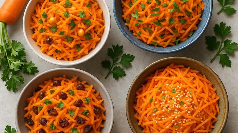 Лучшие рецепты салатов из моркови