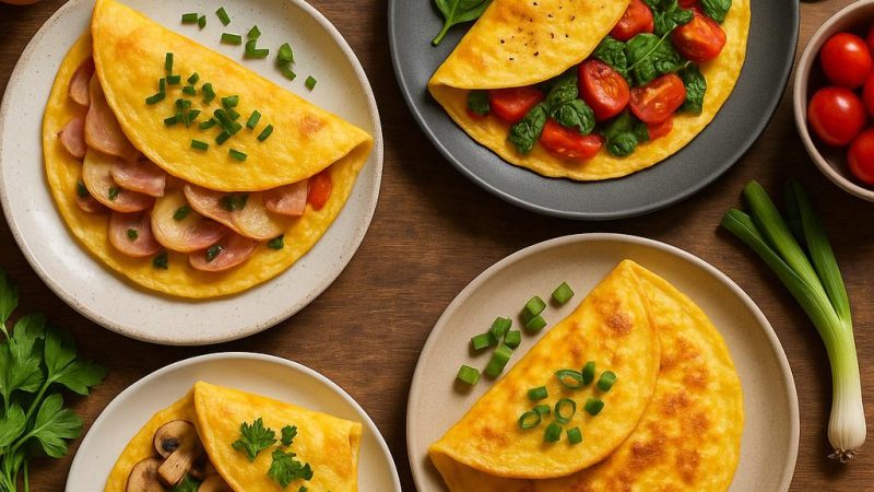 Несколько способов как сделать вкусный омлет