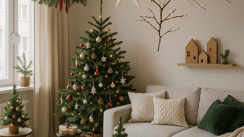 Оригинальные идеи оформления квартиры к Новому году