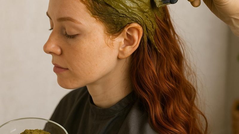 Особенности окрашивания волос хной