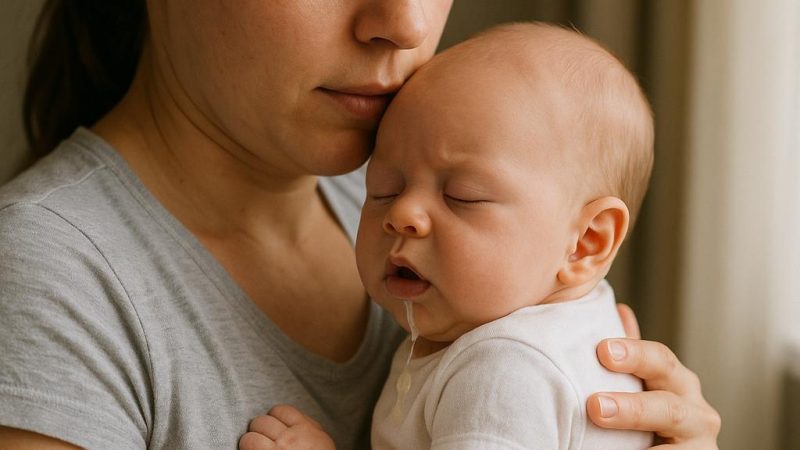 Почему грудной ребенок срыгивает