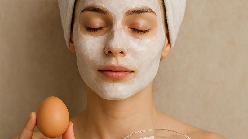 Популярные маски для лица из яичного белка
