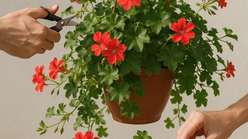 Правила ухода и размножения ампельной герани