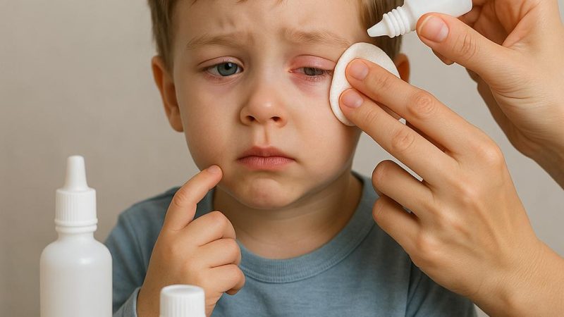 Причины и лечение коньюктивита глаз у детей