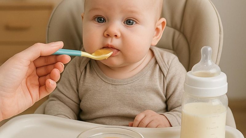 Примерное меню 5 месячного ребенка на искусственном вскармливании