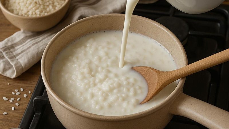 Рисовая каша: приготовление на молоке