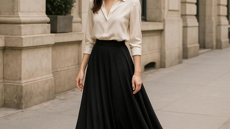 Секрет популярности элегантной юбки в пол