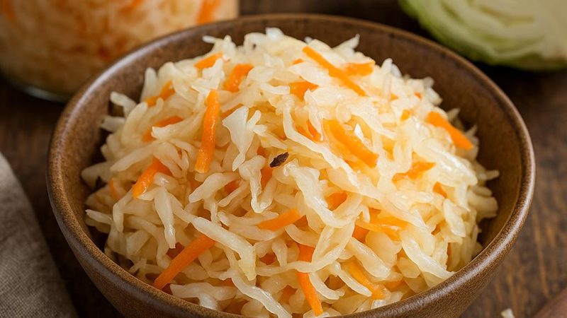 Сочная и хрустящая квашеная капуста (рецепт)