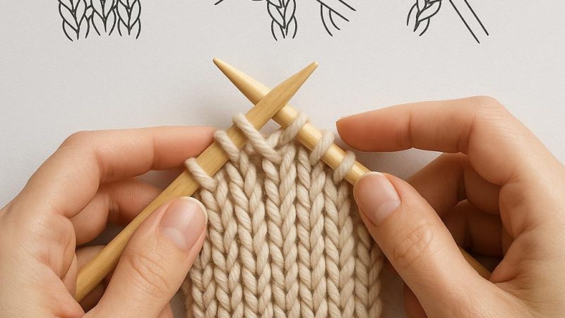 Советы и схемы для начинающих: как вязать английскую резинку спицами