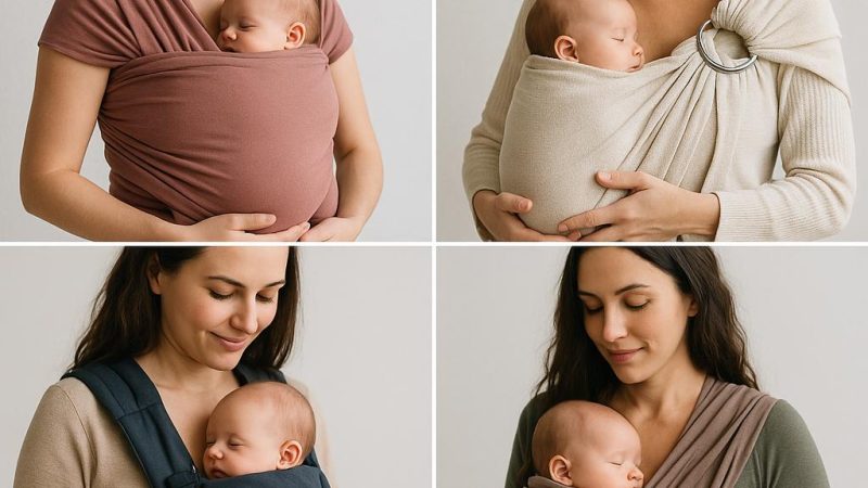 Советы мамам: виды слингов для новорожденных и их верный выбор