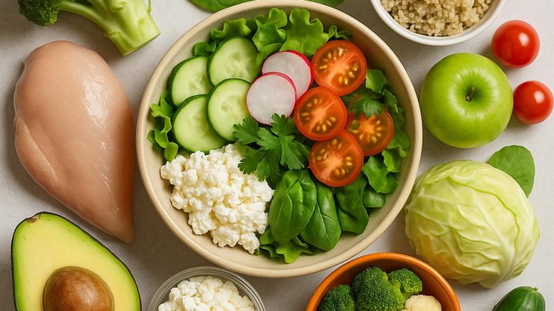 Список основных низкокалорийных продуктов для похудения