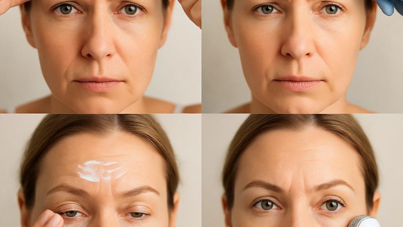 Способы как убрать морщины на лбу