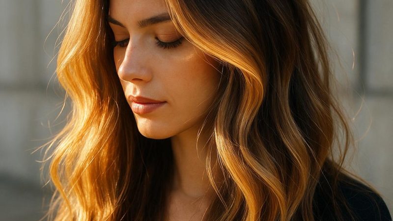 Техника окрашивания шатуш: блики солнца в волосах