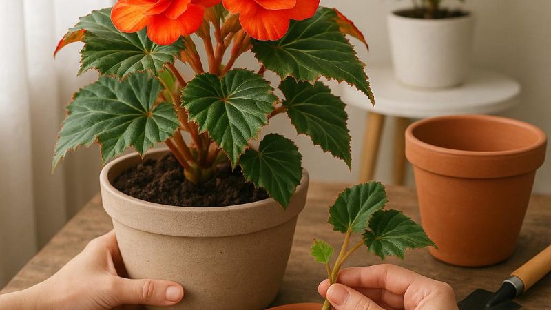 Тропиканка бегония: уход и размножение в домашних условиях