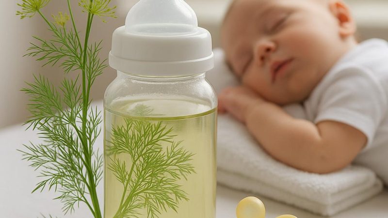 Укропная водичка для улучшения пищеварения новорожденных